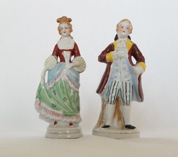 Renaissance Figurines Pair of Renassaince Figurines Man