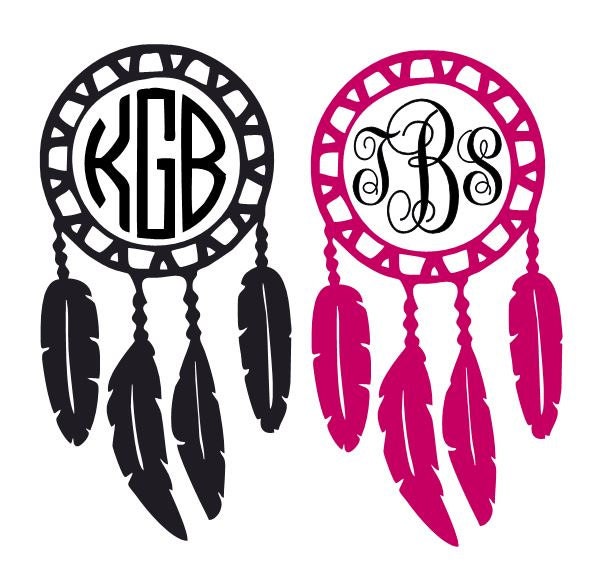 Download Dream Catcher Monogram Decal