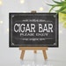Instant 'CIGAR BAR' Please Enjoy Printable Event Sign