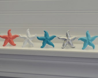 Starfish Drawer Knob. Starfish Knob. Starfish Handle. Cabinet Knob. Dresser Knob. Furniture Knob. Beach Decor. Starfish Decor. Coastal Decor