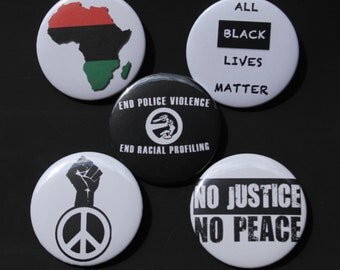 Black Lives Matter Button Pack (5 buttons)