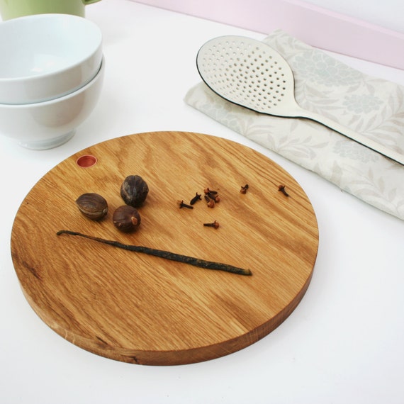 Oak And Copper Chopping Board serving and chopping board