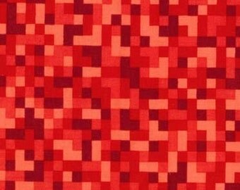 fabric minecraft quarter fat bitmap michael quilting penguin toss flannel aqua miller