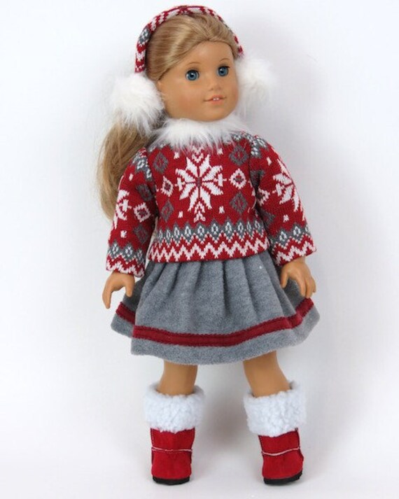 Winter outfit for the American Girl doll or any 18 dolly