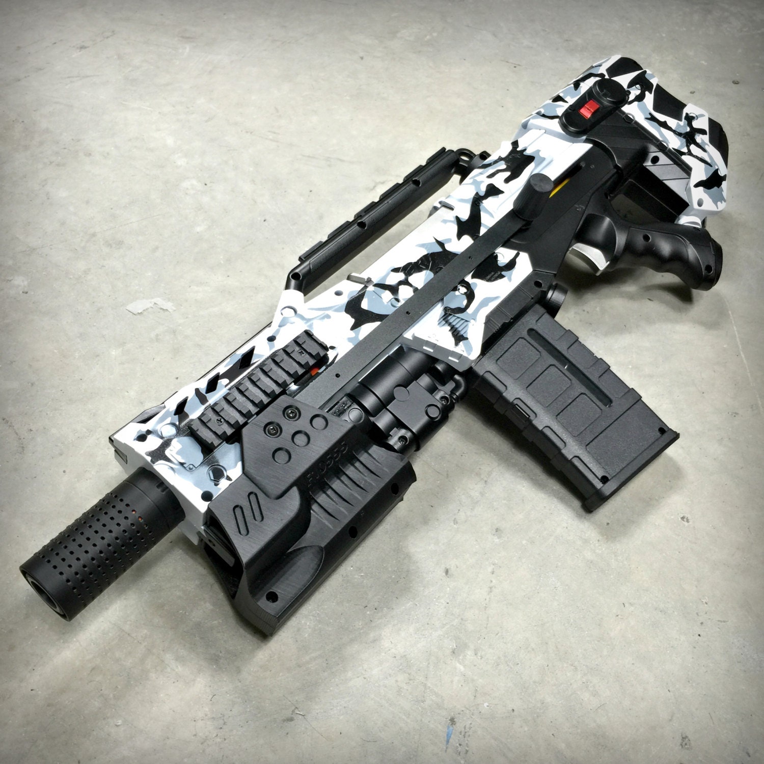 Nerf Longshot Arctic Black Camo