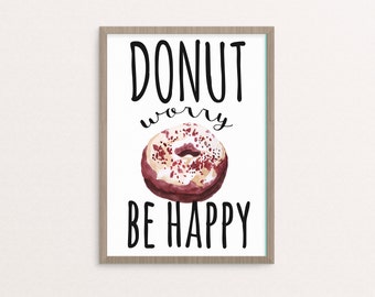 Donut quote | Etsy