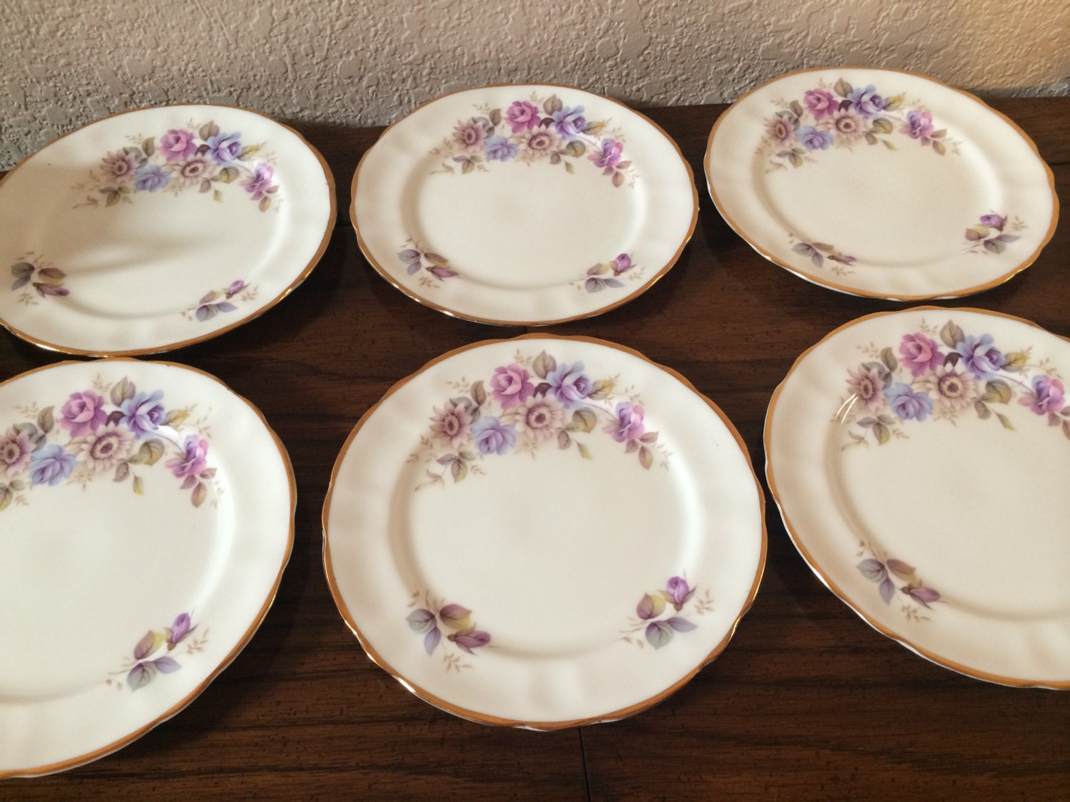 BONE CHINA PLATES Glendale Fine Bone China Dinnerware Six