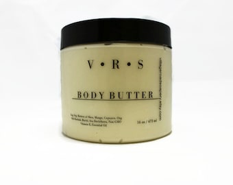 Organic Whipped Body Butter with Shea and Mango Butter in 7 Scents + Unscented
