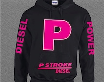 pink powerstroke hoodie