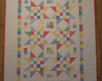Items similar to Chenille Patchwork Quilt on Etsy