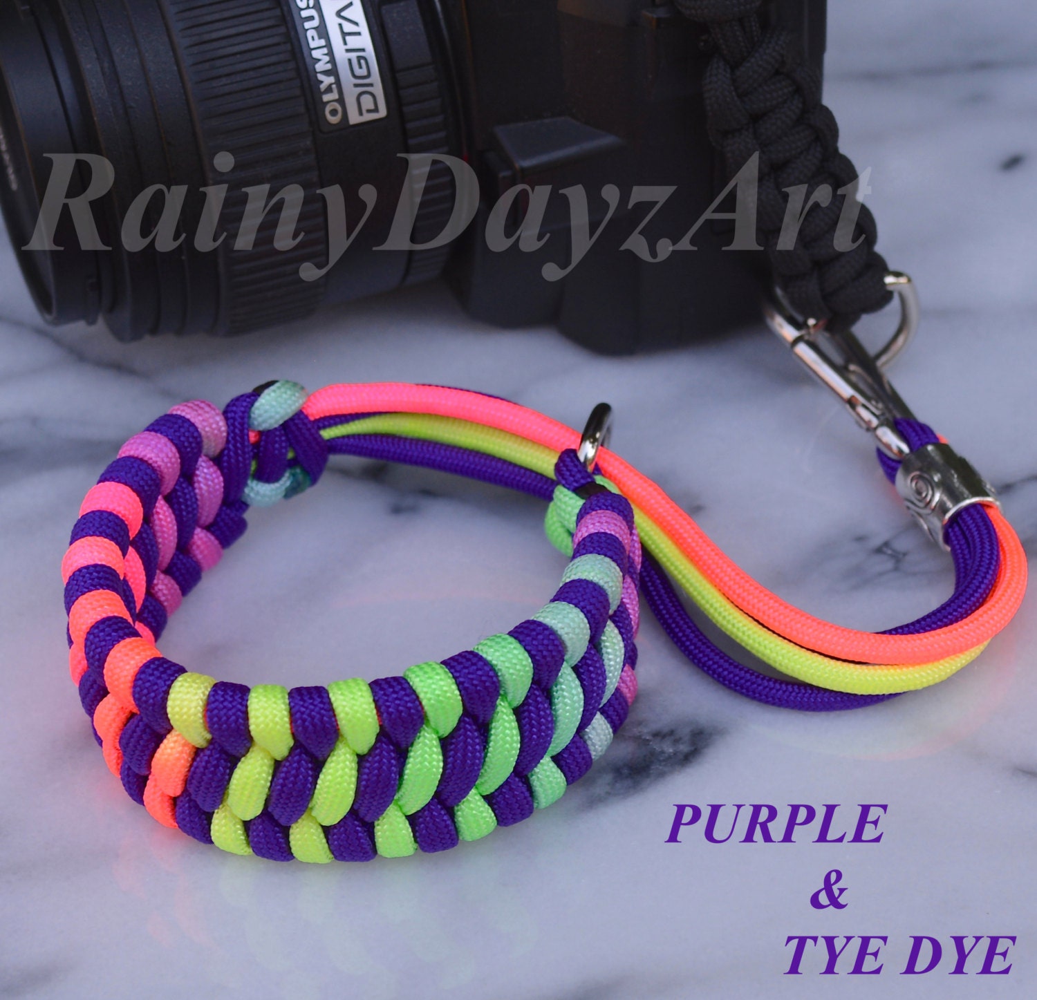 DSLR Paracord Wrist Camera Strap Handmade Paracord Wrist