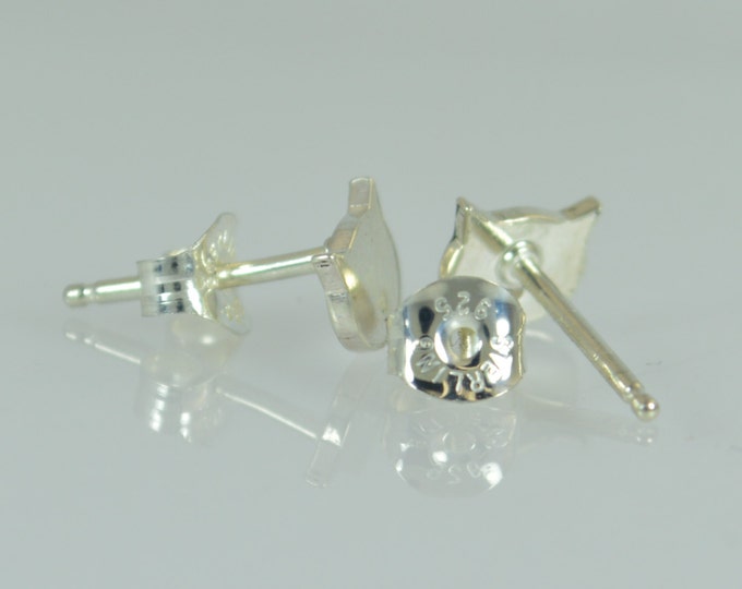 Cat Earrings, Silver Cat Earrings, Small Cat Earrings, Simple Earrings, Halloween Gift, Kitty Earrings, Cat Jewelry, Halloween Earrings