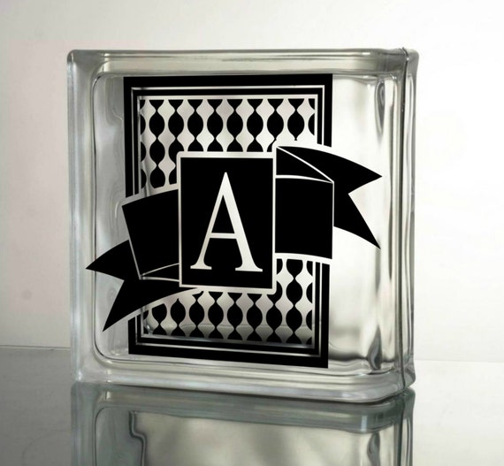 Monogram Vinyl Decal Glass Block Ceramic Tile By GrandDSIGNS   Il 570xN.1024531073 Cnj3 