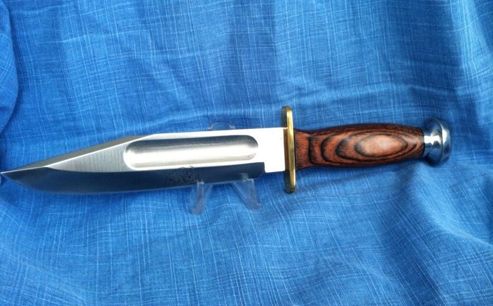 Vintage Bulldog Brand Bowie Sheath Knife