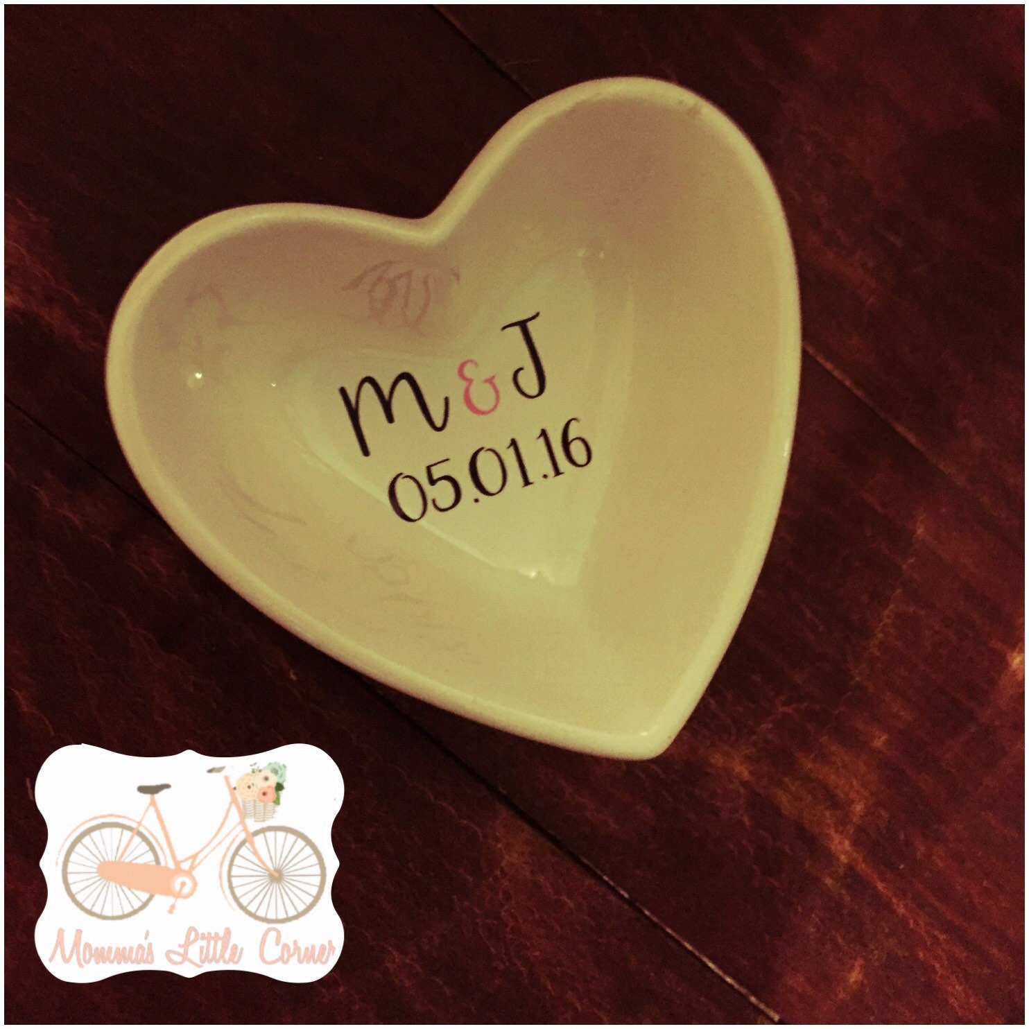 Custom wedding ring dish customized ring dish holder wedding