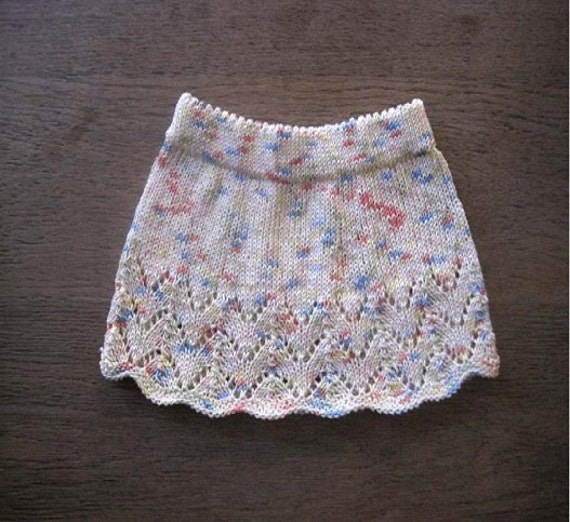 Knitting Pattern Girl's Skirt Instant Download PDF 6