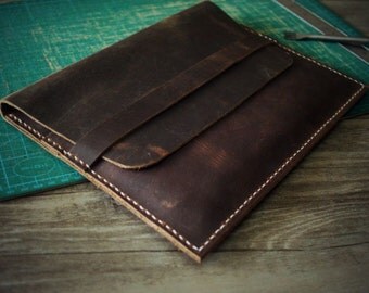 Macbook Sleeve Leather Case Laptop Air Bag, Hand Stitched 12" New MacBook Covers, MacBook Retina Bag Sleeves - Custom All Laptop Case