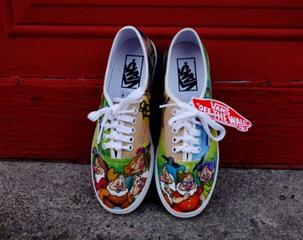 Disney Snow White Seven Dwarfs Custom Hand Painted Shoes for Jessica