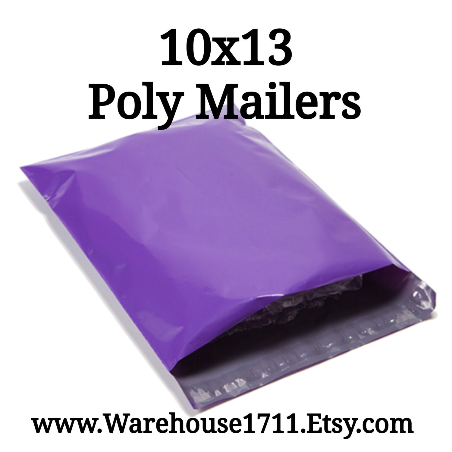 25 Purple Poly MailersSize:10x13Packing SuppliesMailing