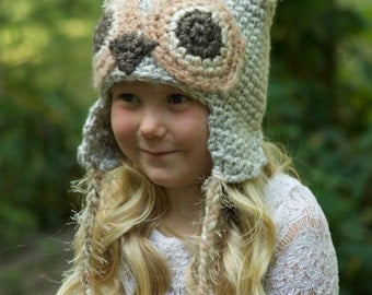 Crochet Pattern - Odilia AND Ollie Owl Hats, PDF Instant Download, Includes Sizes (Newborn, Baby, Toddler, Child, Youth, Adult)