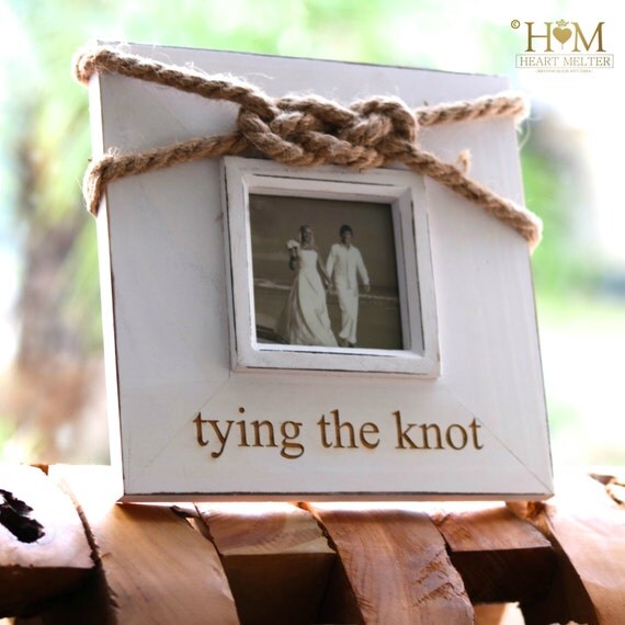 Wedding Picture Frame Beach Wedding Tying The Knot Frame