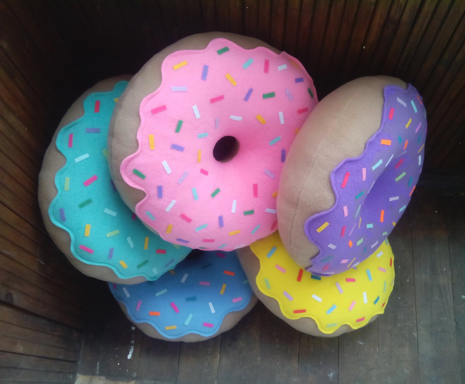 huge donut pillow