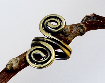 Viking hair beads Beard jewelry Dwarven beard coils