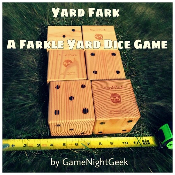 Yard Fark Farkle Yard Dice Game