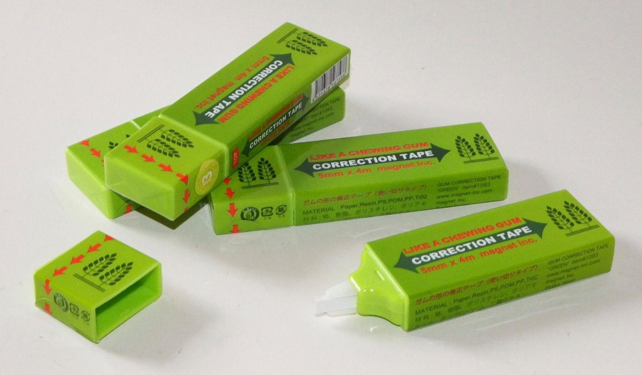 Classic Chewing Gum Correction Tape Unique by JessesCraftRoom