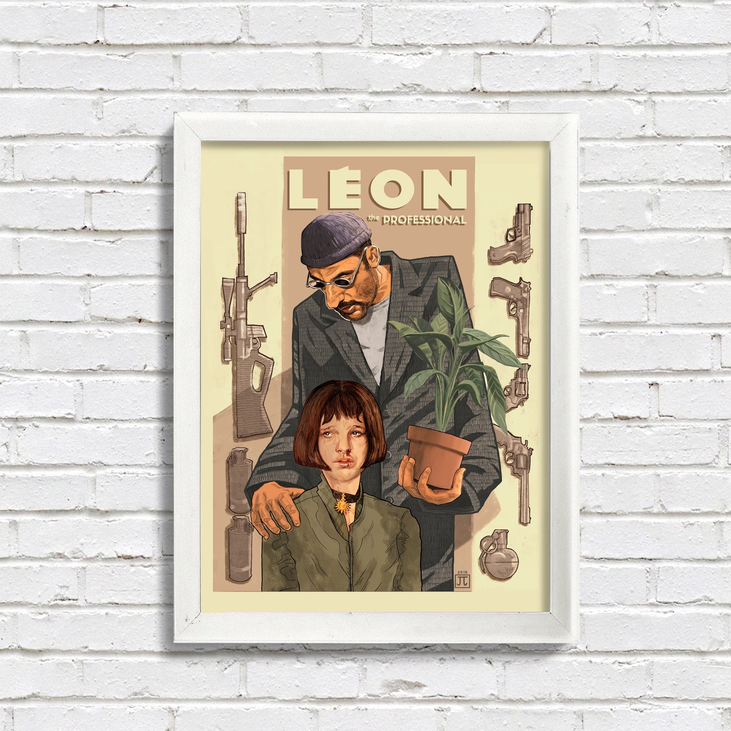 Movie Print: Cult Classic Leon The Professional Art