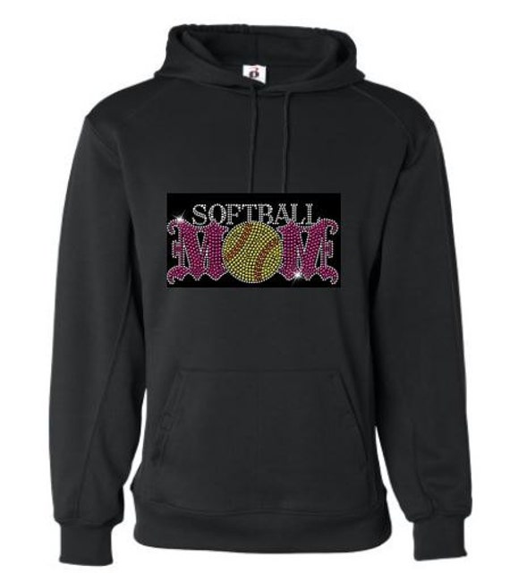 Softball Bling Mom Sweatshirt by FancyFrogBoutique on Etsy