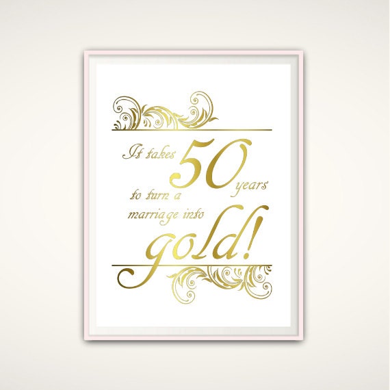  50th  Anniversary  Gifts  for Parents 50th  by FromTheRookery 