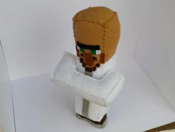 minecraft villager plush toy