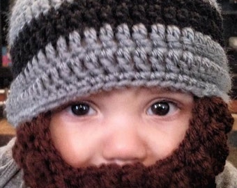 Baby beard hat (customizable)