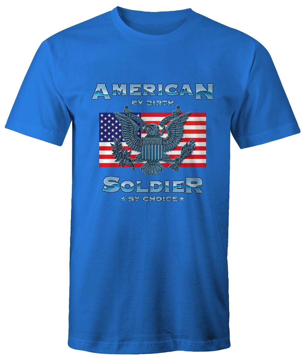 AMERICAN by BIRTH SOLDIER by CHOICEvadult by KRAZ3KsTeesAndDecals