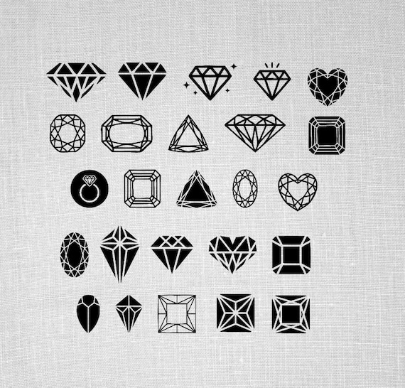 Download diamonds SVG files for Silhouette studio and by ...