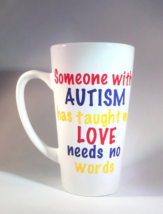 Autism Awareness Coffee Cup Coffee Mug by FullblownBasketCase5