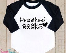 preschool rocks t shirt