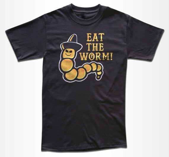 eat-the-worm-t-shirt-retro-tees-for-men-women-children