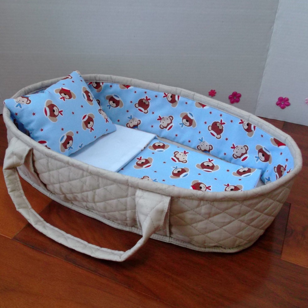 reborn doll moses basket