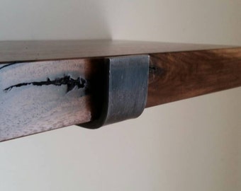 Modern, Industrial, Metal Shelf Brackets, Metal Corbel, Handmade in the USA, 1.5" Wide