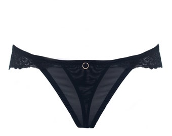 Arcana - slip / string / ouvert - "Lovers VI", black