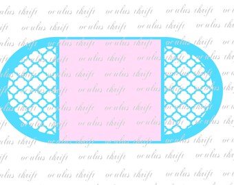 Lattice Invitation cut file - Silhouette SVG- Great for weddings, baby showers, or any elegant occasion