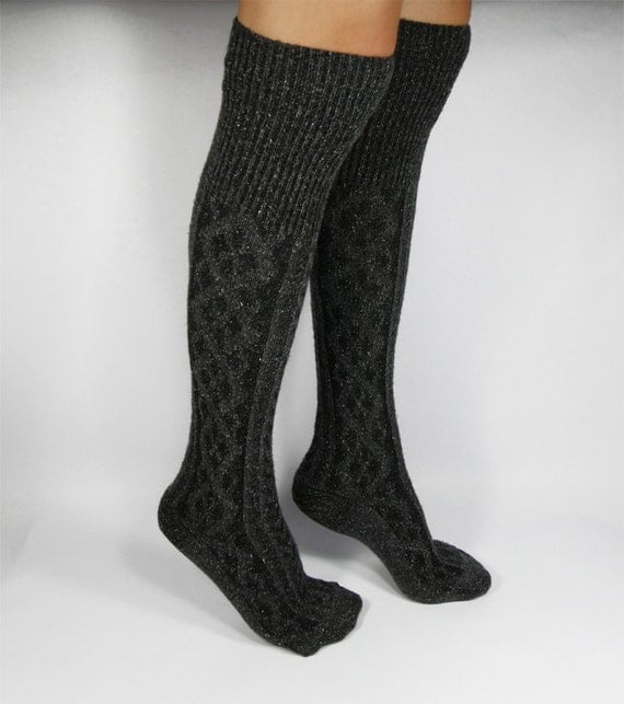 Women's Knee High Socks Cotton Knee High Socks Warm by NiftySox