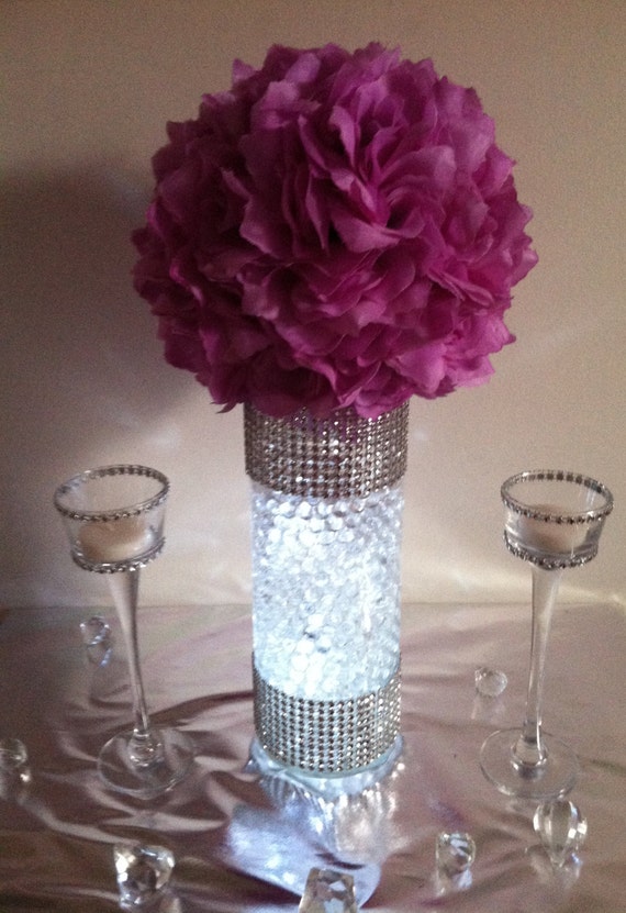 12 Kissing Ball Centerpiece Sets Bling Rhinestone