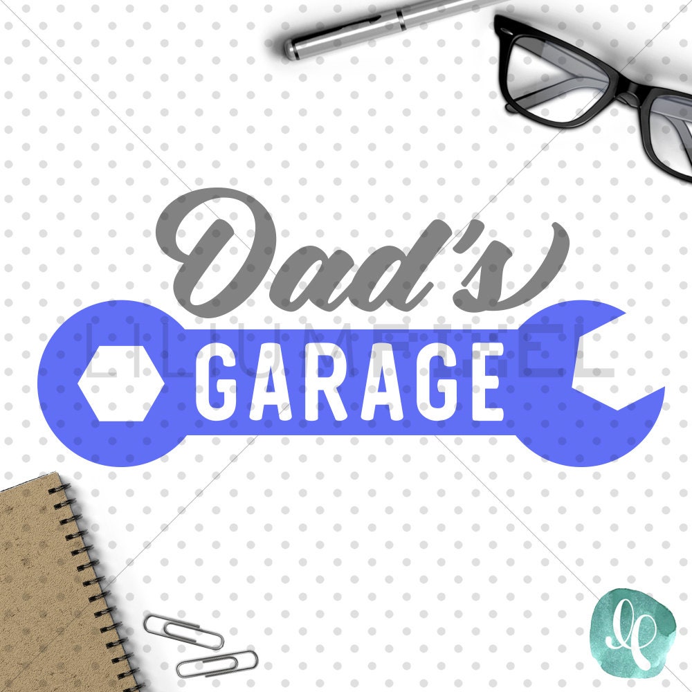 Download Dads Garage SVG Cutting Files / Framed Quote SVG by ...