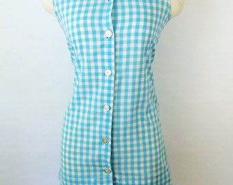 Vintage sailor girl mini dress, vintage sailor dress, nautical mini dress