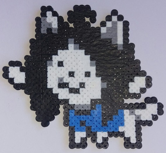 Items Similar To Undertale Inspired Temmie Perler Bead Art On Etsy