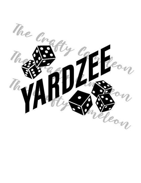 Download Yardzee FILE BUNDLE score card / sheet by TheCreativeCameleon