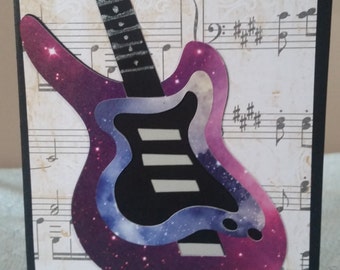 Birthday card Guitar